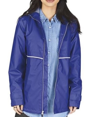 Women's New Englander Rain Jacket with Print Lining